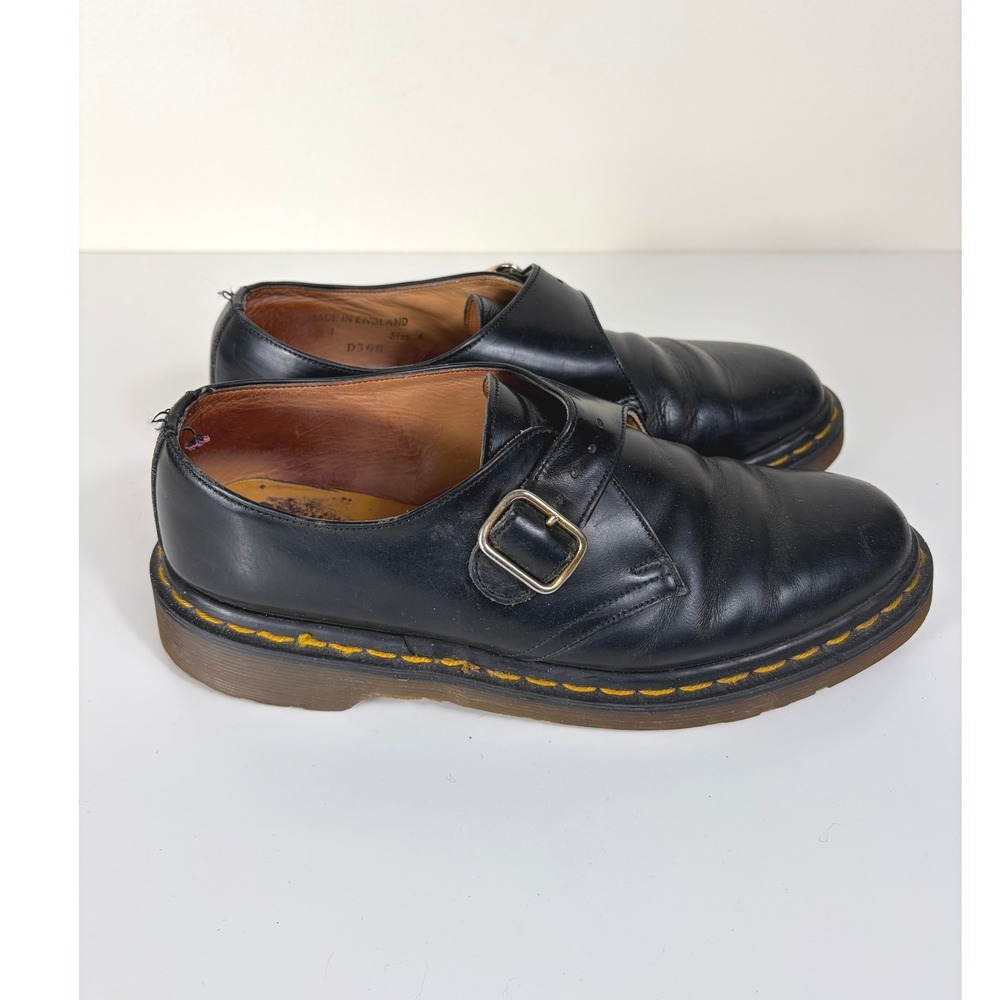 Doc Martens Vintage Made In England Fenimore Smooth Black Leather UK 6 US 8